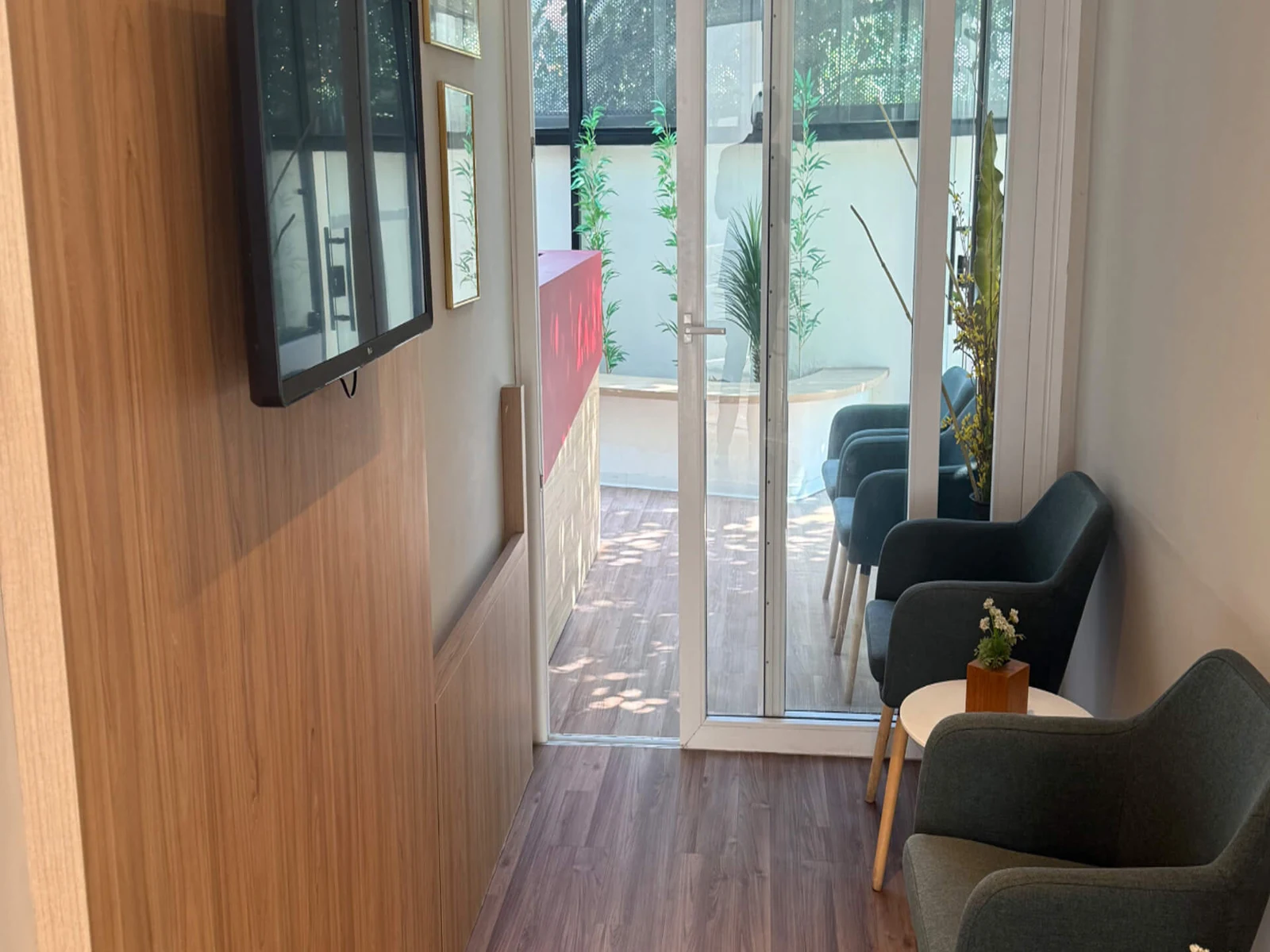 Sala de espera do consultório
